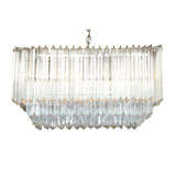 Murano Four-Tier Glass Chandelier