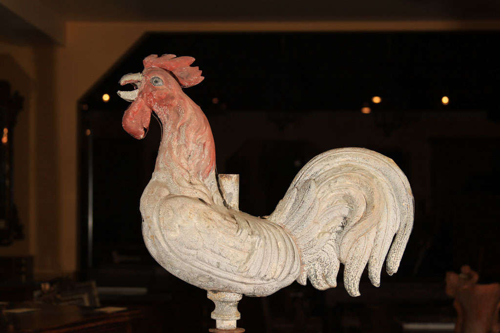 19th Century French Rooster Weathervane For Sale