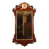 Antique George III Mahogany Mirror
