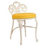 Vintage Metal Vanity Chair