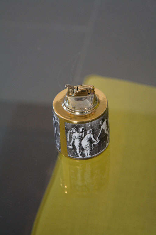 Italian Table Cigarette lighter by Fornasetti