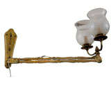 1950's French adjustable wall sconce