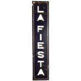 Antique "La Fiesta" 1920's Restaurant Or Club Sign Found In The Midwest