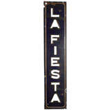 "La Fiesta" 1920's Restaurant Or Club Sign Found In The Midwest