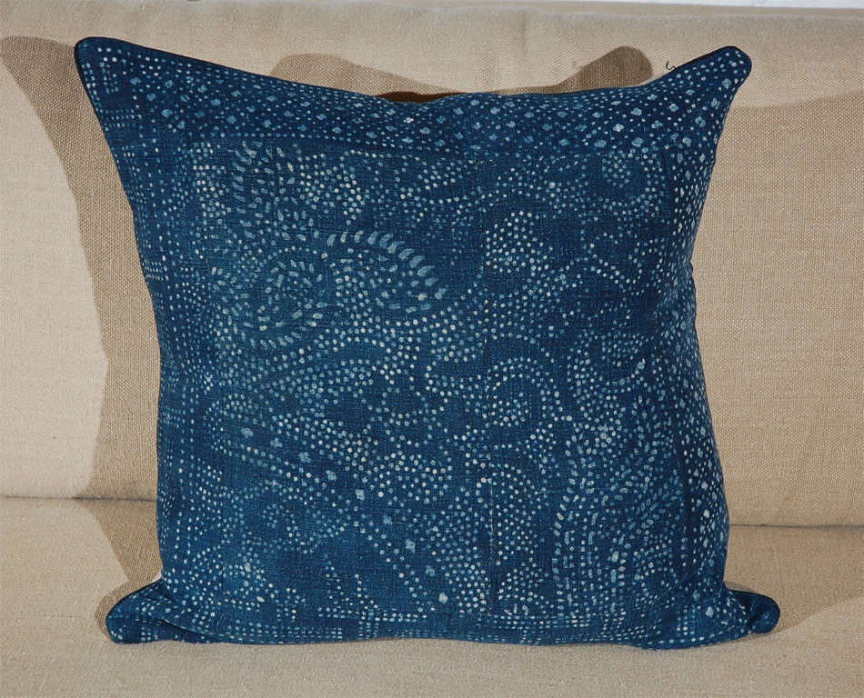 Batik Indigo Pillow