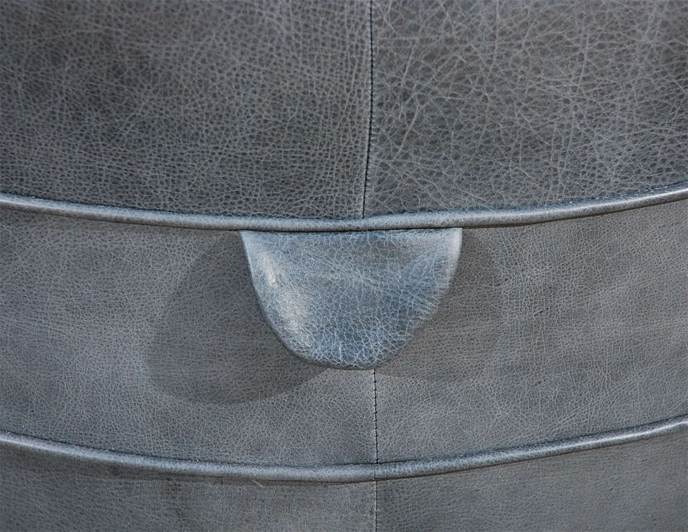 American Nickey Kehoe large Leather Hassock