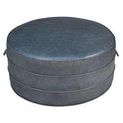 Nickey Kehoe large Leather Hassock