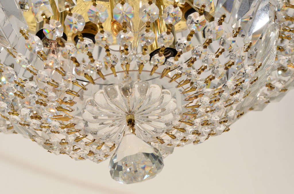 Schonbek Crystal, Flush Mount, Petite Crystal Deluxe Fixture 2