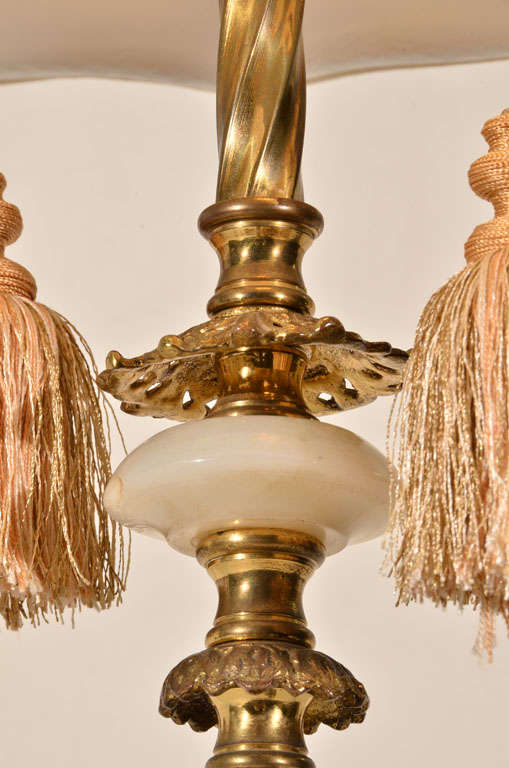 Three Nymphs in Bronze Table Lamp For Sale 2