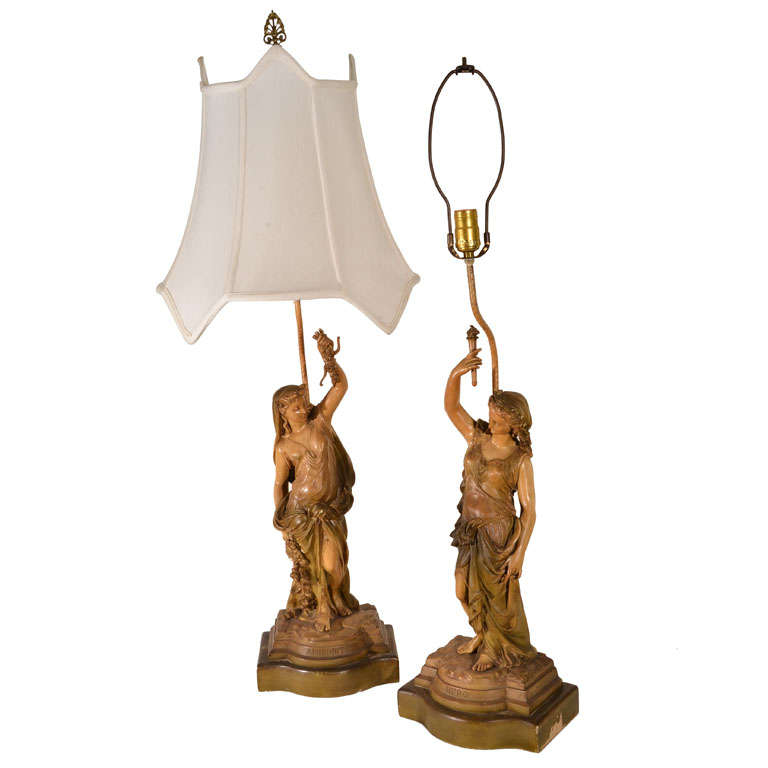 Greek Goddess "Aphrodite" and "Hero" For Sale