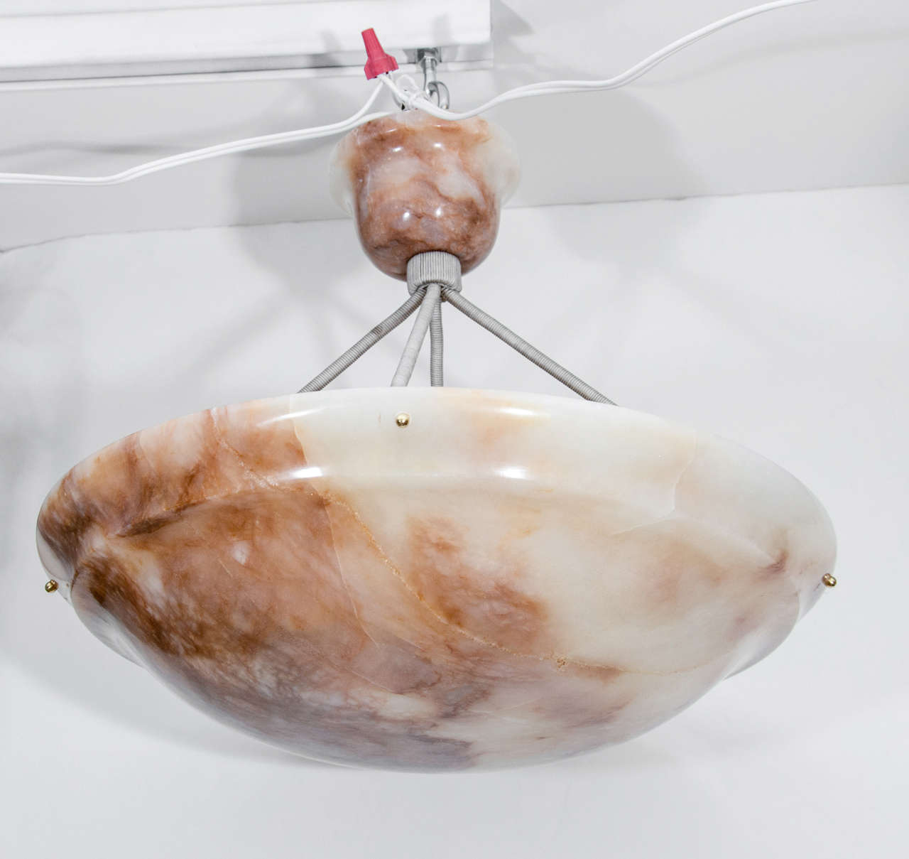 An Alabaster Light Fixture