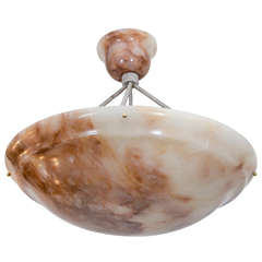 An Alabaster Light Fixture