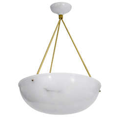 An Alabaster Light Fixture