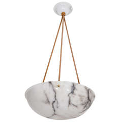 An Alabaster Light Fixture An Alabaster Light Fixture