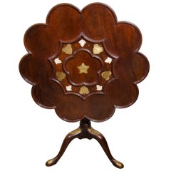 George I Brass Inlaid Supper Table