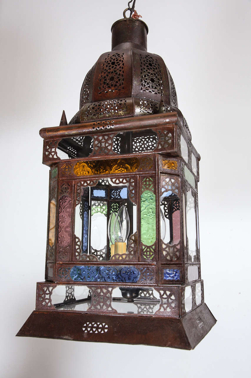 20th Century Moroccan Traditional Moorish Light Pendant For Sale
