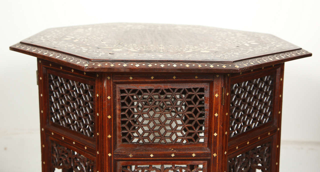 ivory inlaid table