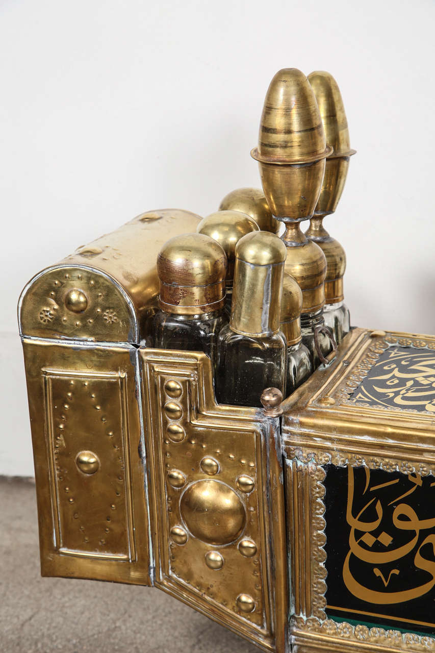 Turkish Brass Valet Shoe Shine Decorative Stand Valet at 1stDibs