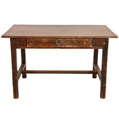 Antique American Country Single Drawer Writing Table / Desk