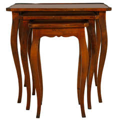 Mahogany Nesting Tables