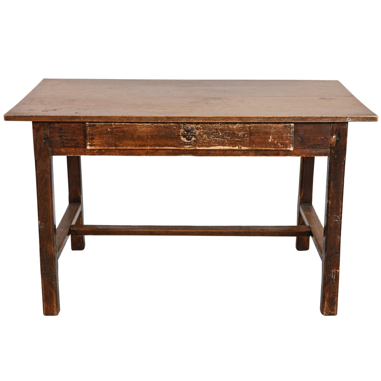 Writing Drawer Table American Country Single Drawer Writing Table / Desk at 1stDibs