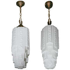 Fine Pair of Art Deco Pendants