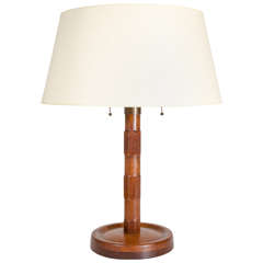 Wooden Geometric Lamp