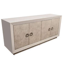 Custom Lacquer and Faux Shagreen Sideboard 12