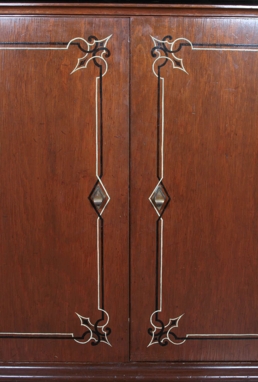 Late Victorian Pair of Unique 1972 John Dickinson Cabinets