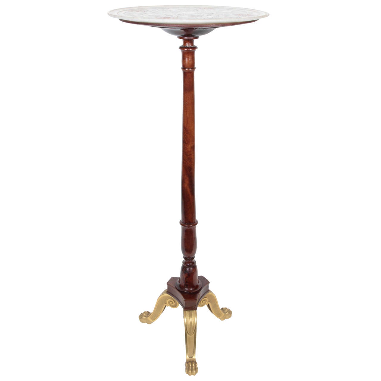 Exquisite Georges Geffroy Small Gueridon at 1stDibs | mini gueridon