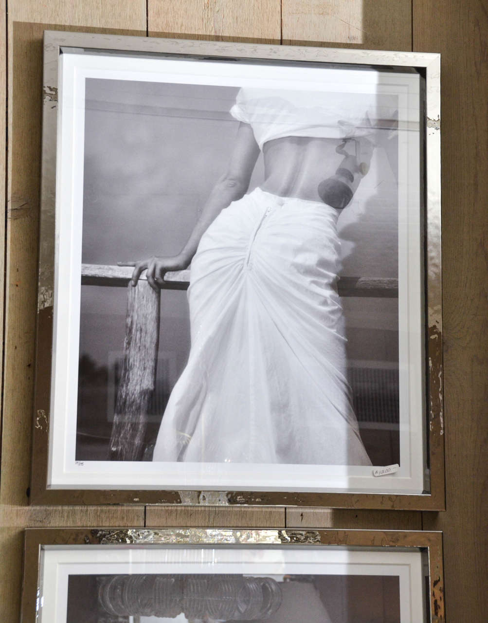 Late 20th Century Fashion Photographs by Willie Christie in Silvered Metal Frames For Sale