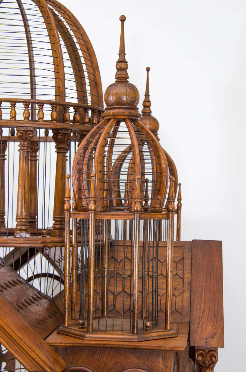 Monumental Bird Cage on Stand 2