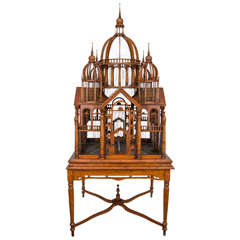 Monumental Bird Cage on Stand