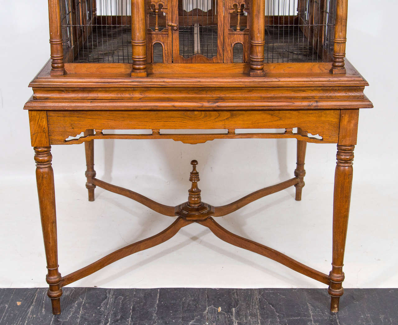 Monumental Bird Cage on Stand at 1stdibs