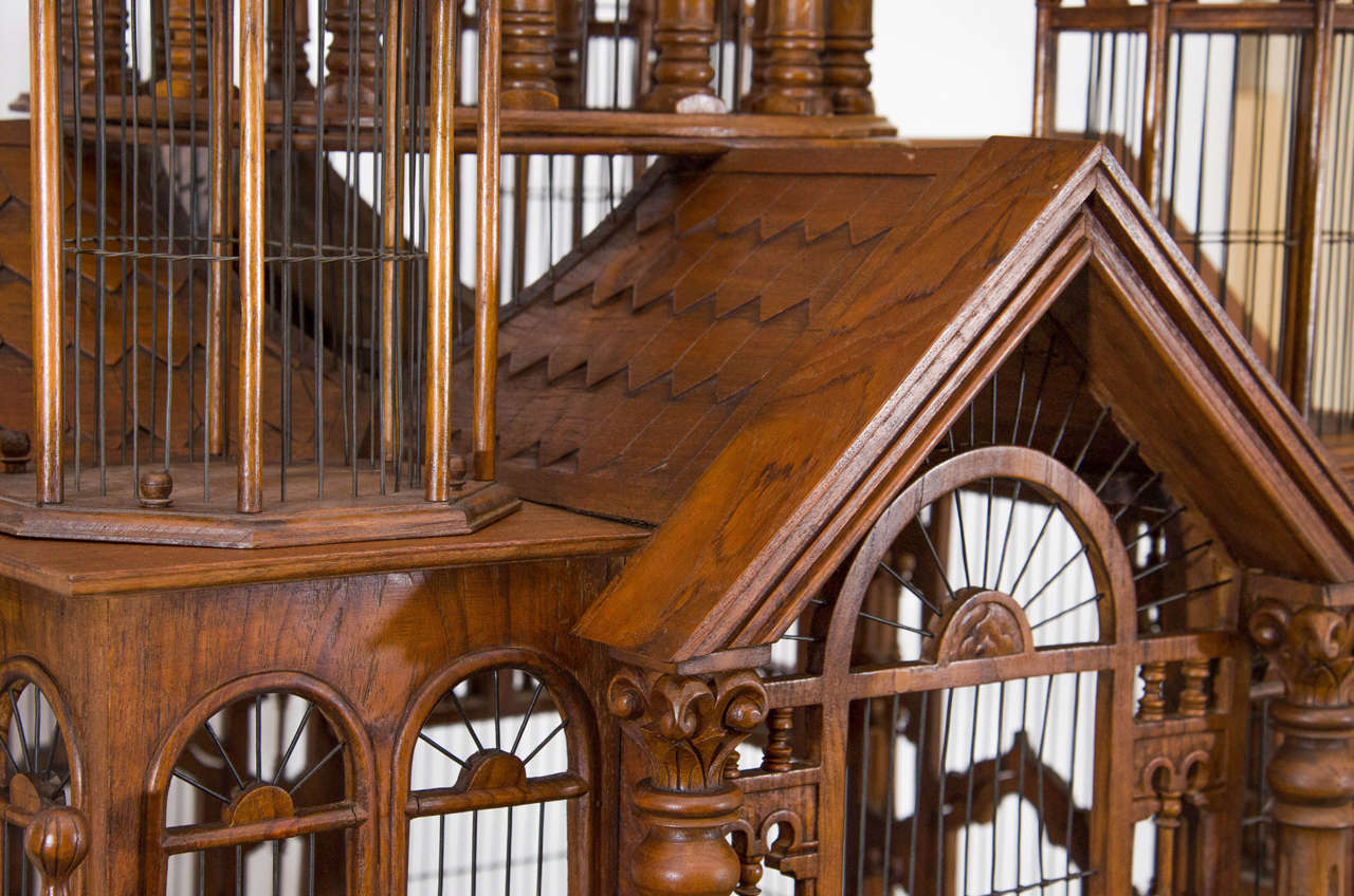 Monumental Bird Cage on Stand at 1stdibs