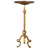 Small French Gilt Iron Table