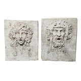 Retro A PAIR OF MYTHOLOGICAL PLAQUES. PROBABLY ITALIAN, CENTURY