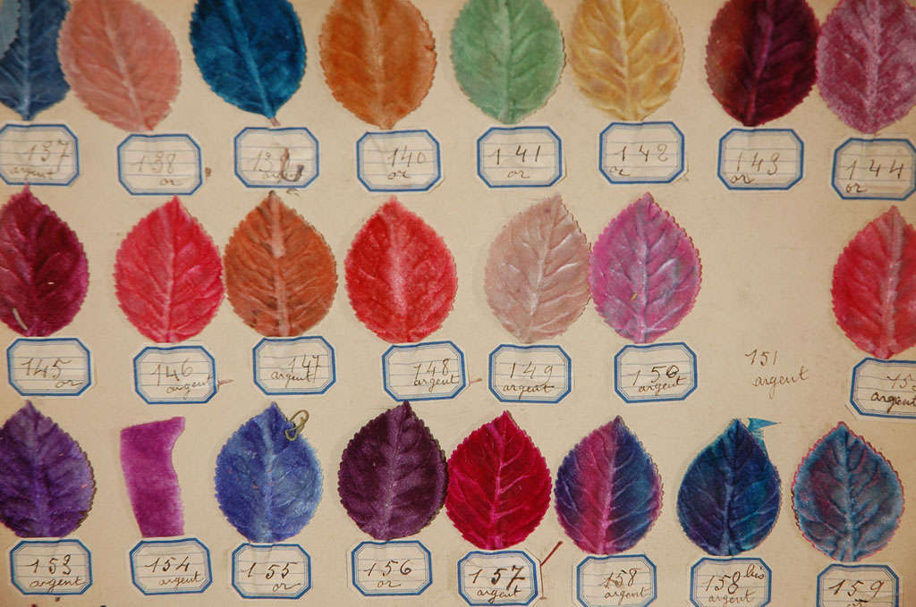 1910 Millinery Color Samples 2