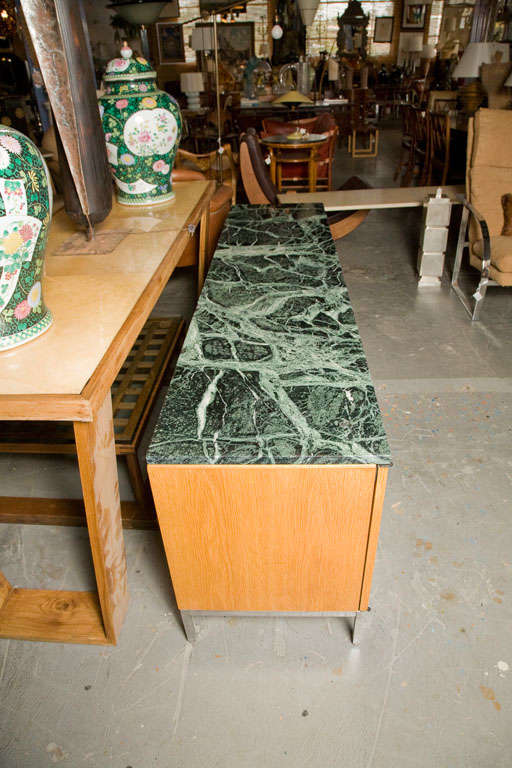 Marble Florence Knoll Credenza For Sale