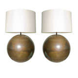 Pair of Table Lamps by Karl Springer