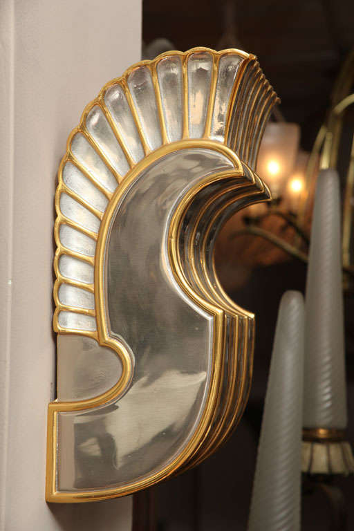 One Cast Bronze Art Deco Wall Sconce For Sale at 1stDibs