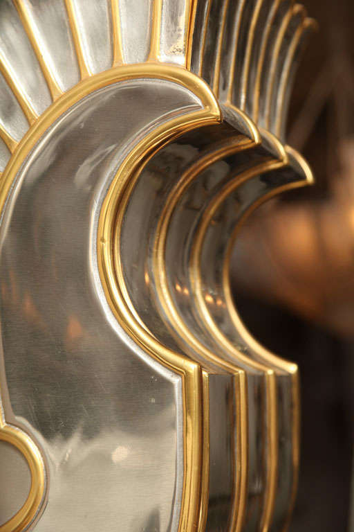 One Cast Bronze Art Deco Wall Sconce For Sale at 1stDibs
