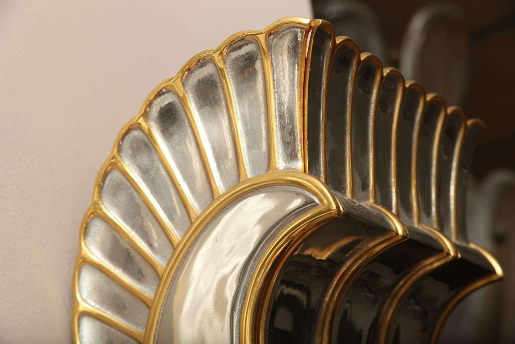 One Cast Bronze Art Deco Wall Sconce For Sale at 1stDibs