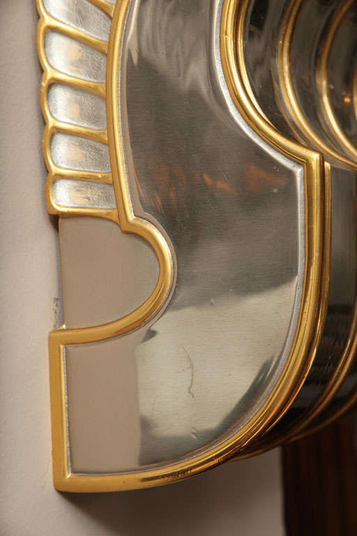 One Cast Bronze Art Deco Wall Sconce For Sale at 1stDibs