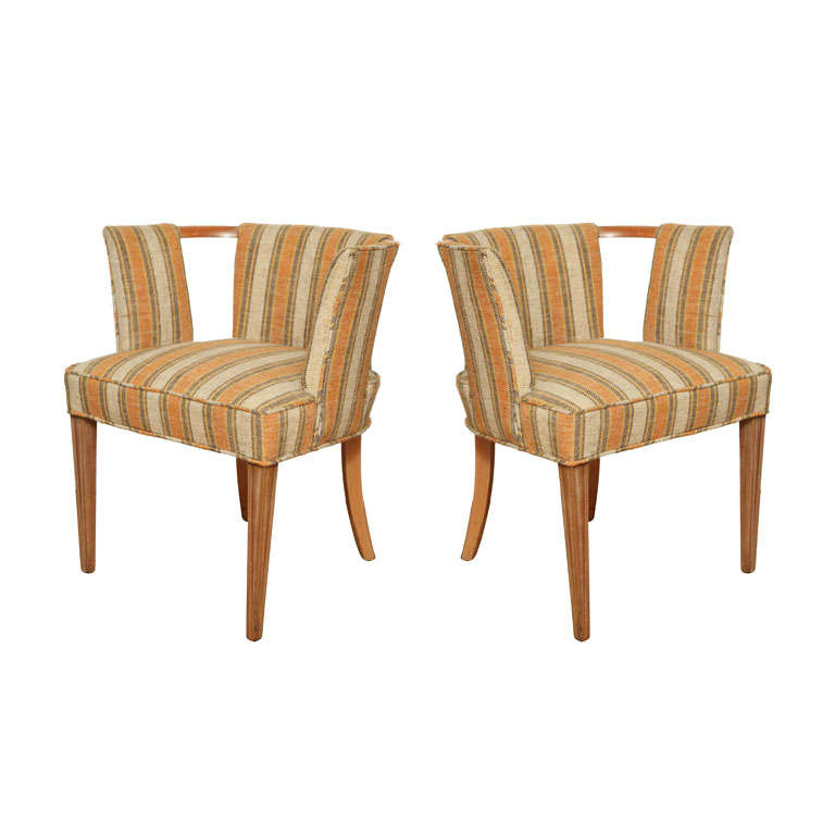 Upholstered Barrel Side Chair