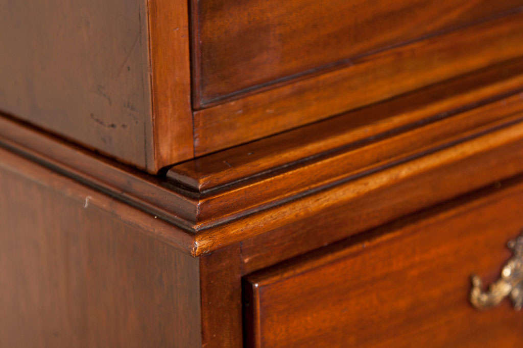 English Mahogany Chest on Chest 2