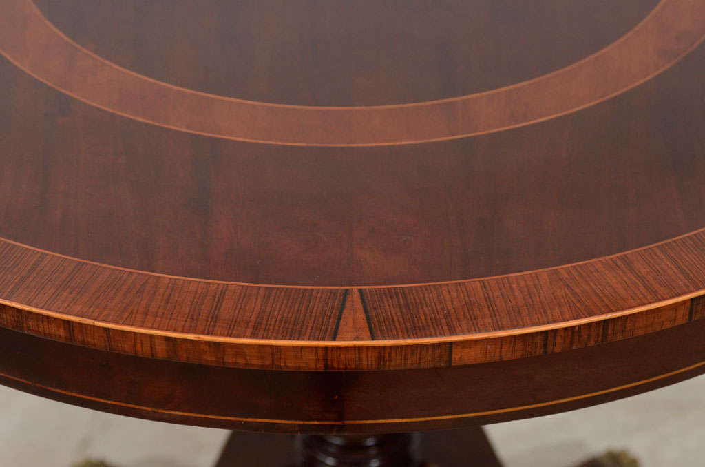 A Fine Regency Mahogany Center Table For Sale 3