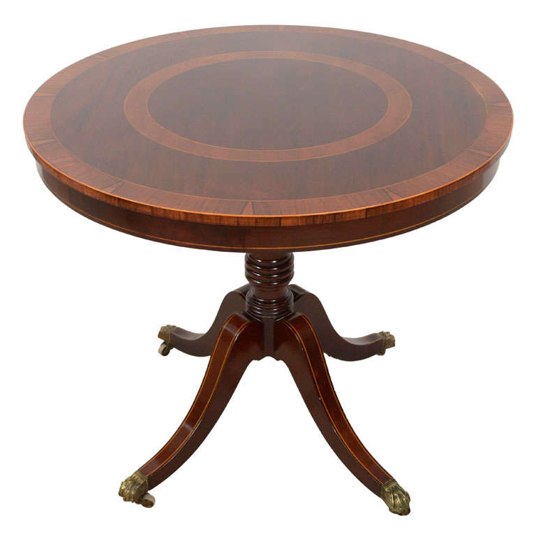 A Fine Regency Mahogany Center Table For Sale