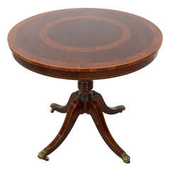 A Fine Regency Mahogany Center Table