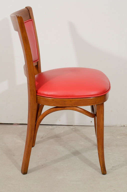 Mid-20th Century A Set of  Six  Art  Deco  Cafe  Chairs For Sale